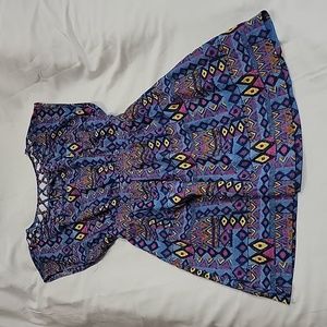 Tribal Print Women's Dress Size SP